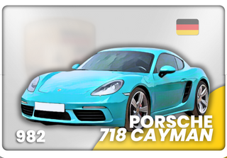 Porsche 718 Cayman '16- (982)